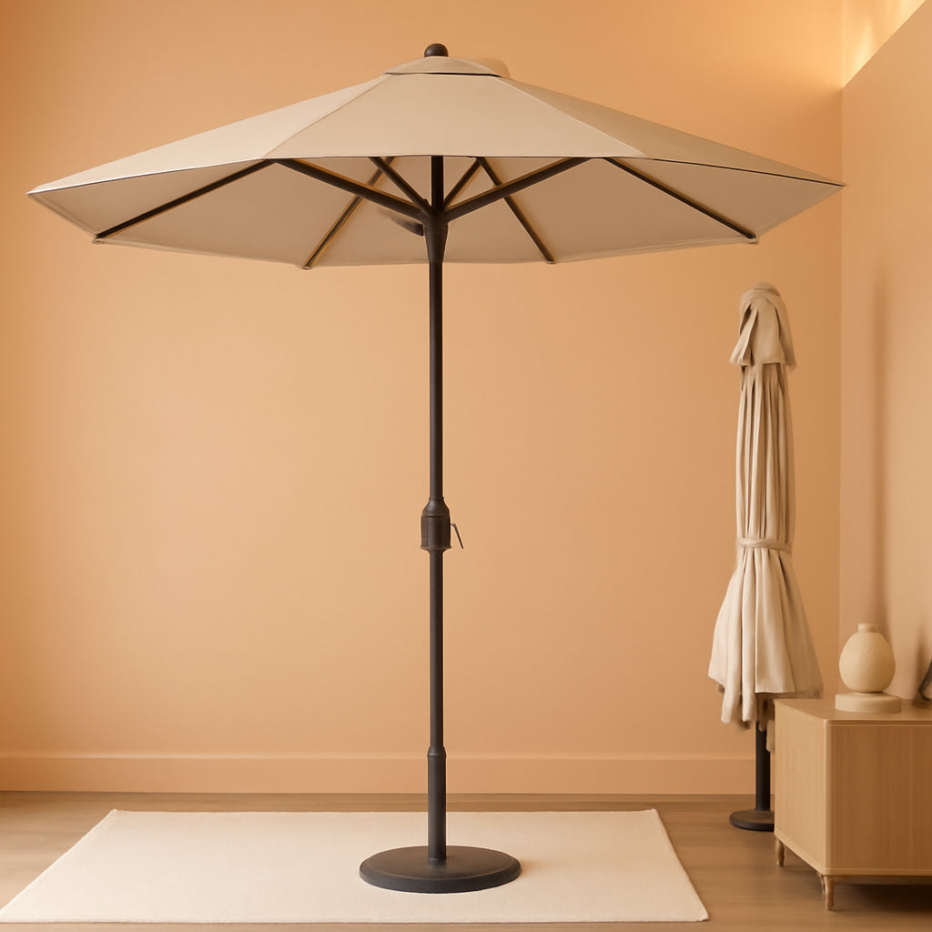 Patio kingdom 10ft Weather Resistant Patio Umbrella With Tilt Crank-0