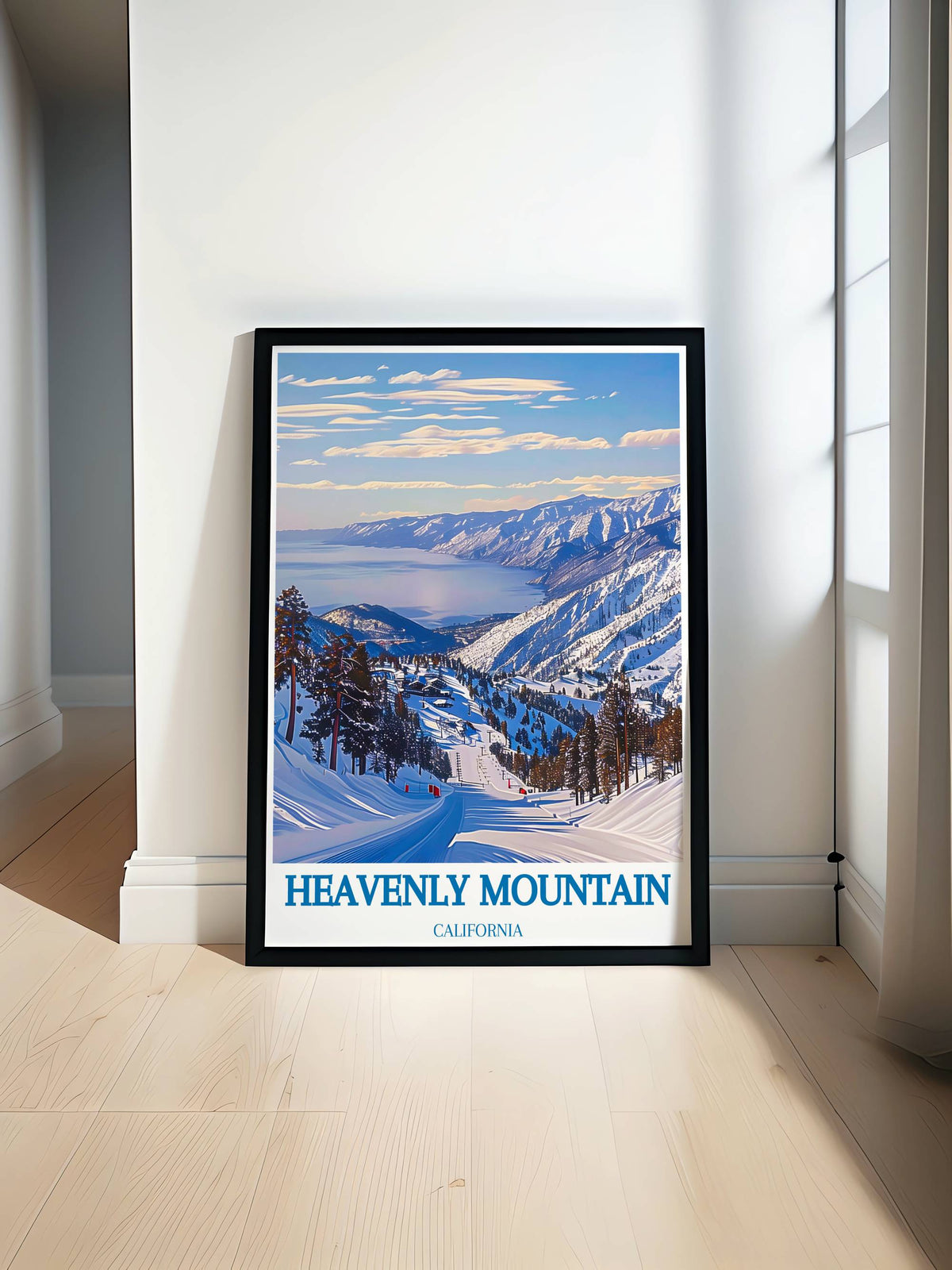 Heavenly Mountain Travel Posters - Heavenly Ski Resort  Wall DÃ©cor - California Home Decor-0