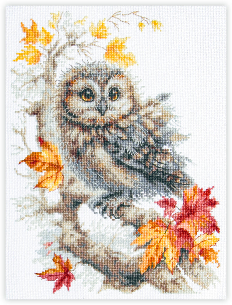 First Autumn 70-54 Counted Cross-Stitch Kit-0