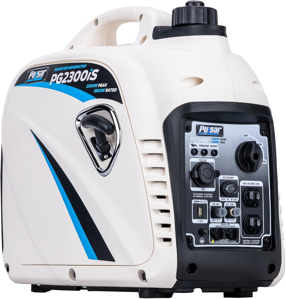 Pulsar 2300W Quiet Inverter Generator – Camping & RV Power, Parallel Ready-0