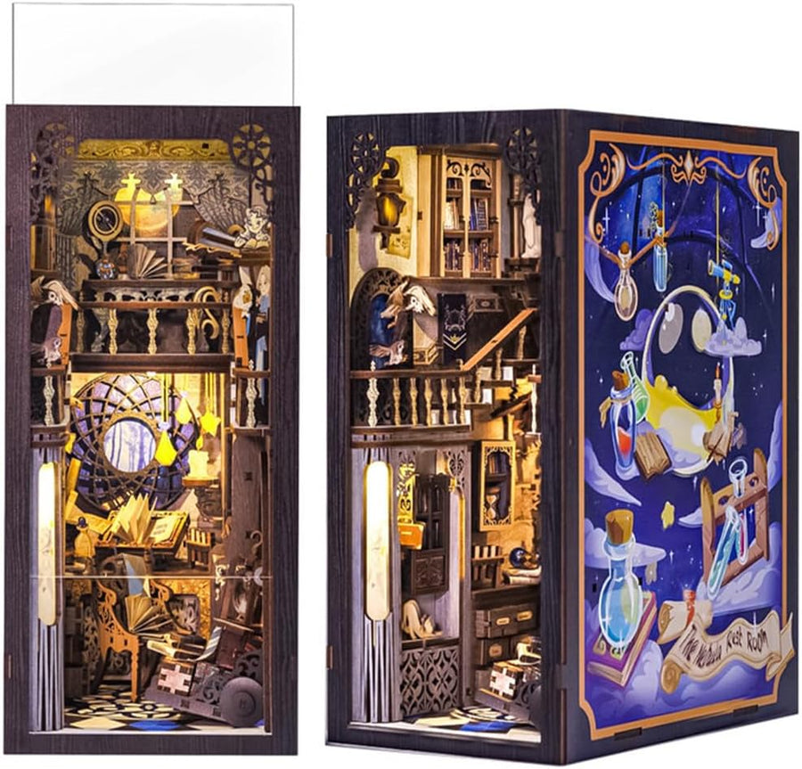 Book Nook Wizardi Miniature - Nebula Common Room Roombox Kit