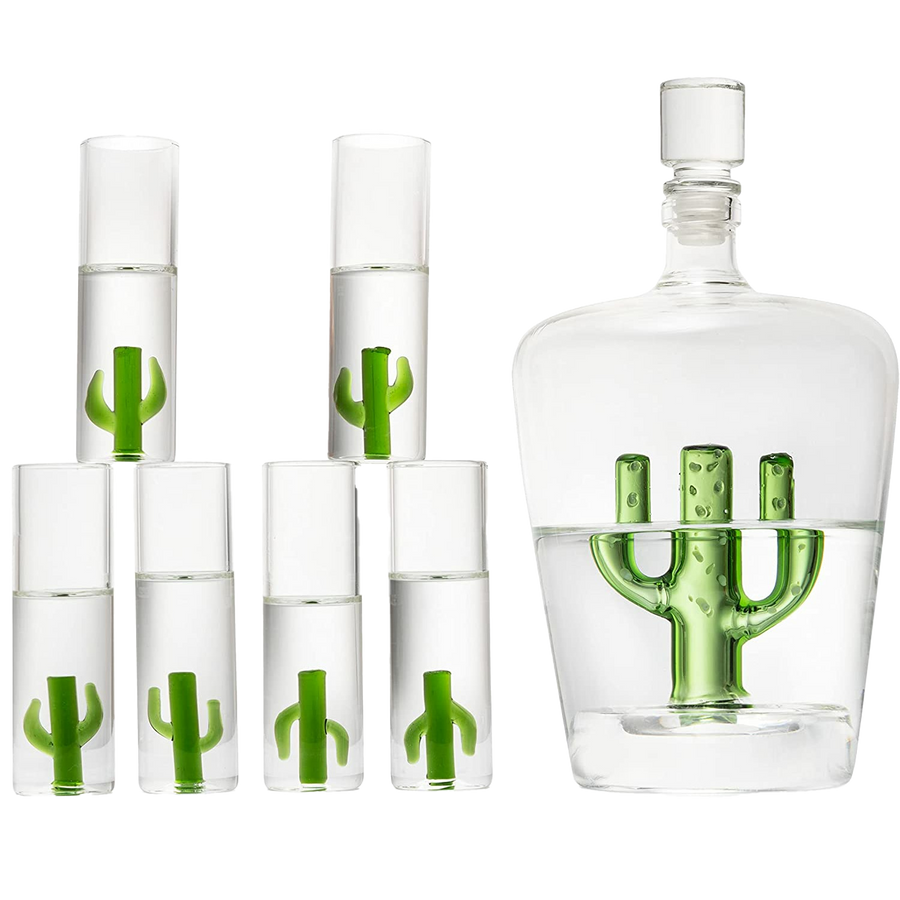 Tequila Decanter Set 1 Premium Barware Gift Elegant Drinkware Collection