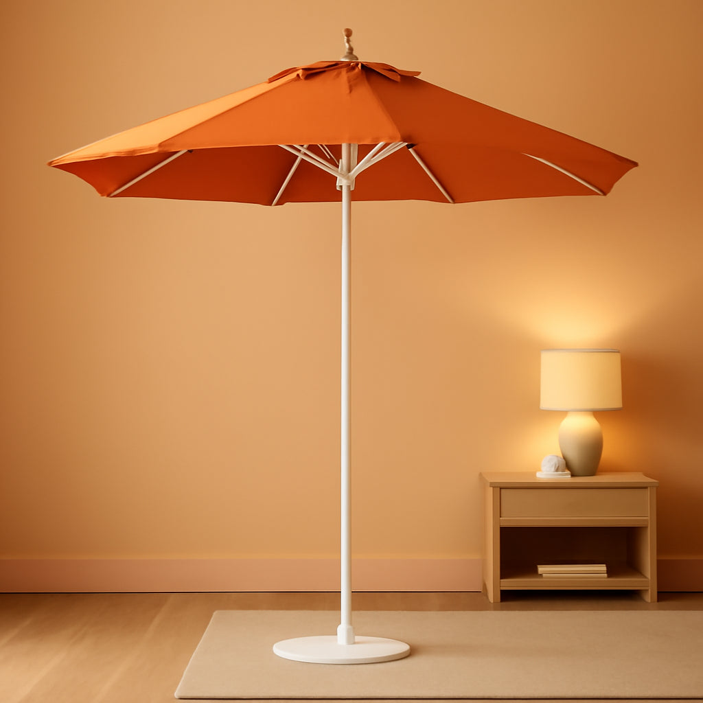 Nine Foot Round Aluminum Outdoor Commercial Umbrella-0