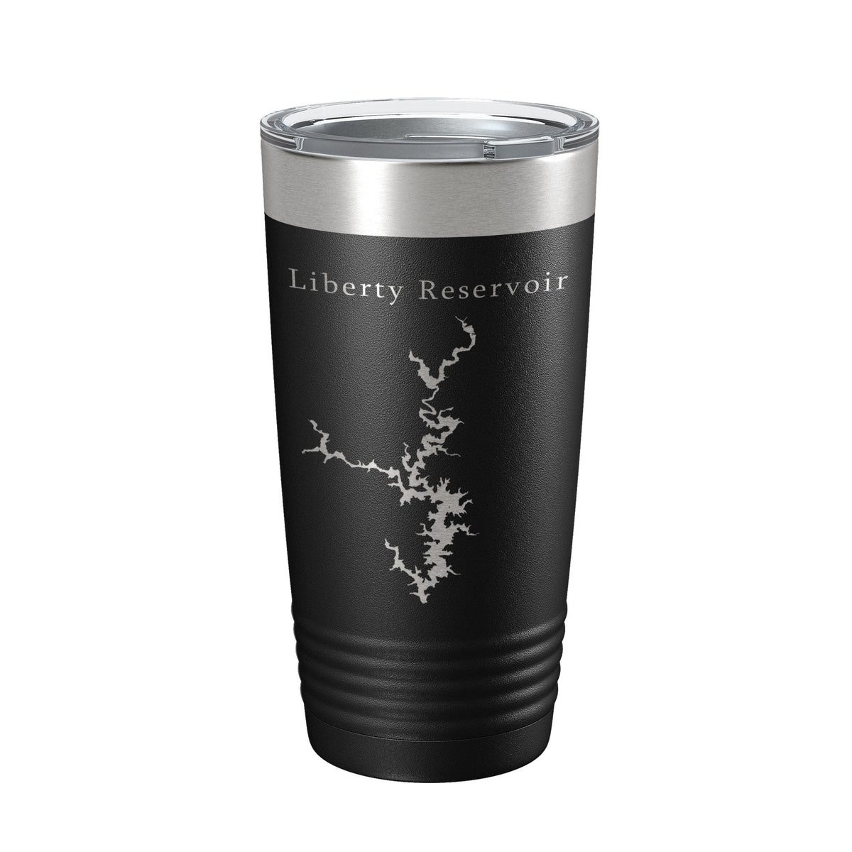 Liberty Reservoir Tumbler Lake Map Travel Mug Insulated Laser Engraved Coffee Cup Maryland 20 oz-5