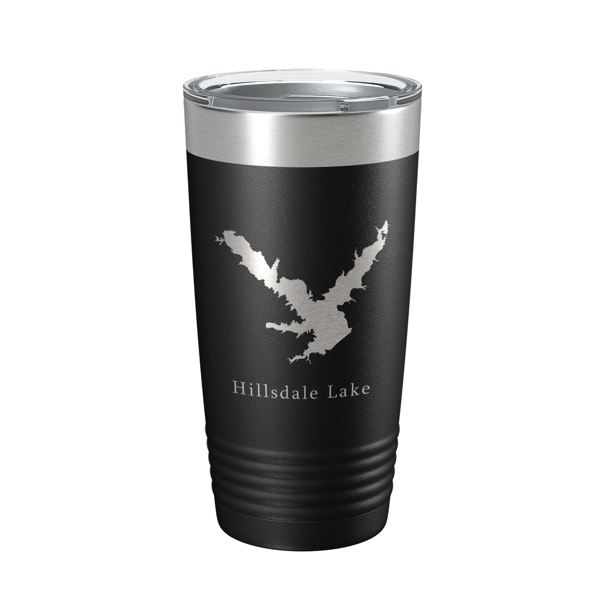 Hillsdale Lake Map Tumbler Travel Mug Insulated Laser Engraved Coffee Cup Kansas 20 oz-5