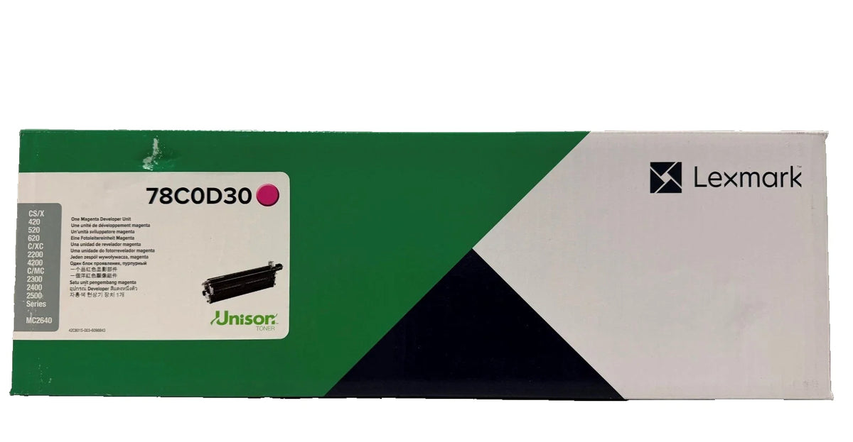 Original Lexmark 78C0D30 Extra High Yield Magenta Developer Unit-0