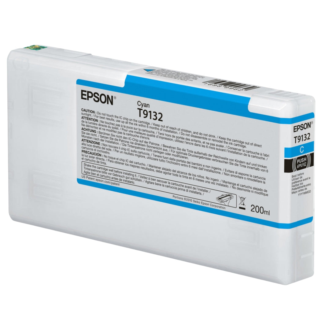 Original Epson T9132 Standard Yield Cyan Ink Cartridge-0