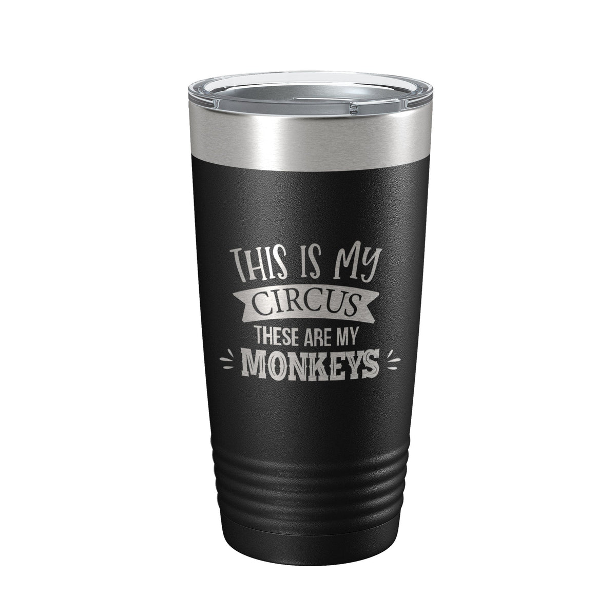 This Is My Circus These Are My Monkeys Tumbler Funny Mom Travel Mug Gift Insulated Laser Engraved Coffee Cup Mother's Day 20 oz-5