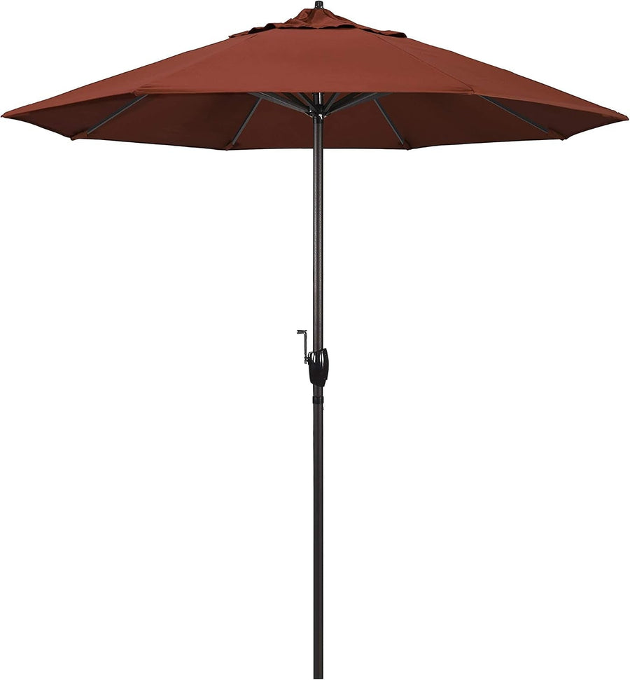 California 7.5 Ft Terracotta Sunbrella Patio Umbrella