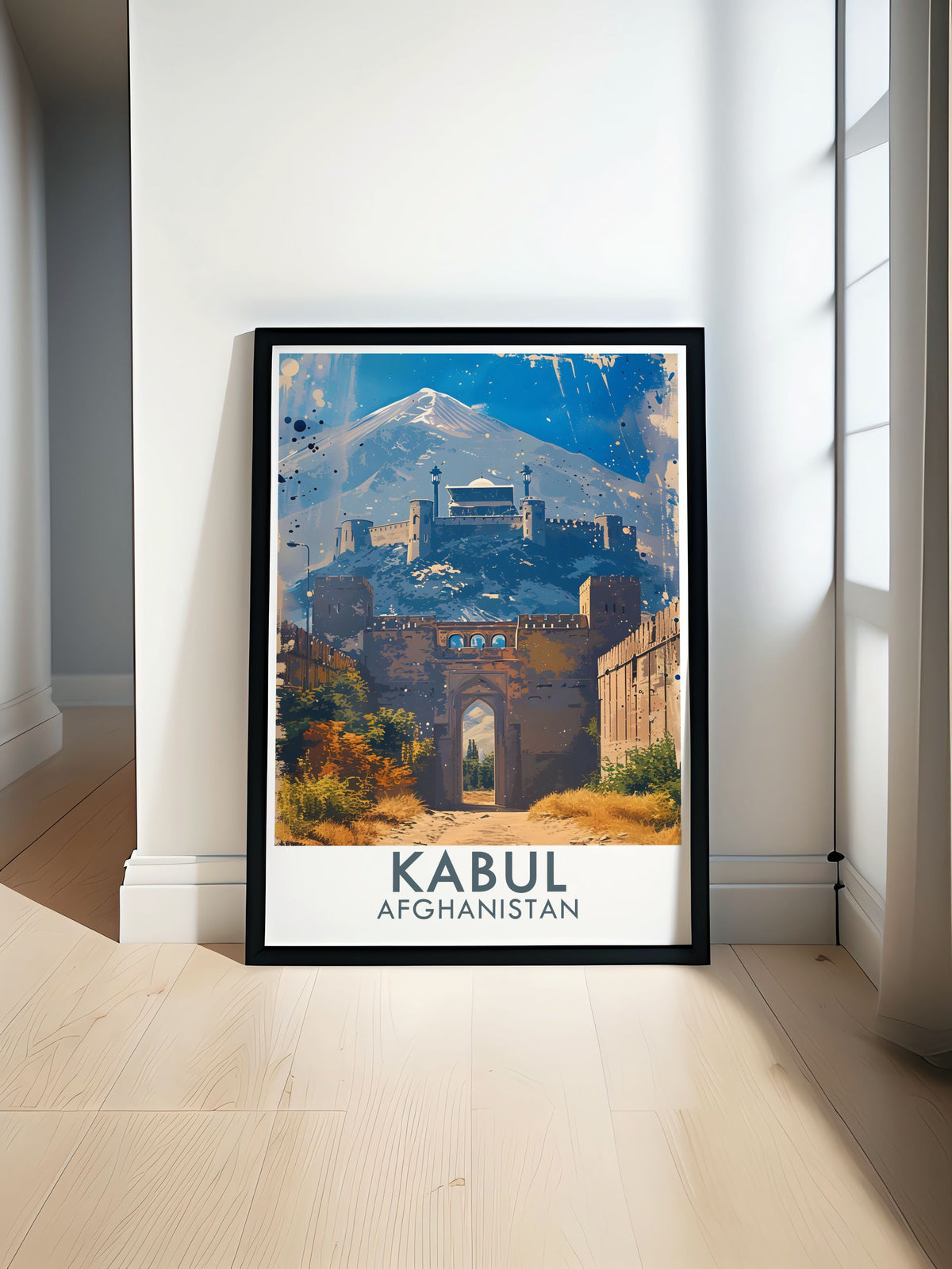 Kabul   Art Prints - Citadel Home Decor - Afghanistan  Travel Poster Print-0