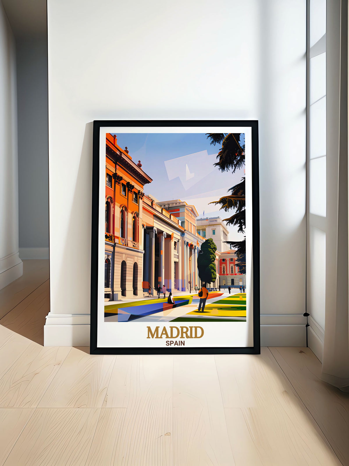 Madrid Art Print - Prado Museum Travel Art - Madrid Travel Poster - Madrid Poster Print - Spain Wall Art-0
