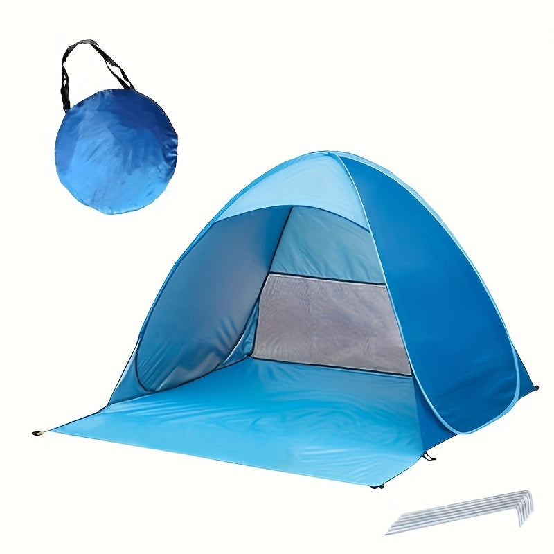 Pop-Up Beach Tent with UV Protection-0