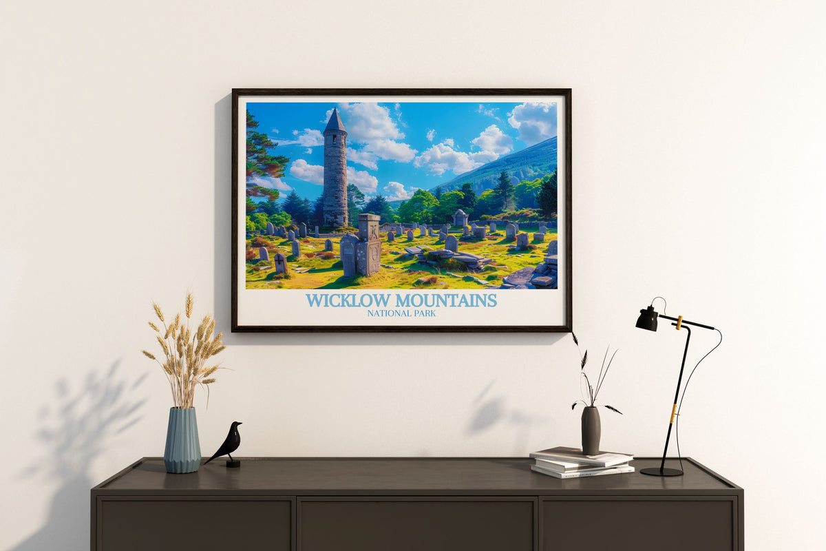 Wicklow Mountains National Park  Art Prints - Glendalough Home Decor - Ireland Canvas Art-0