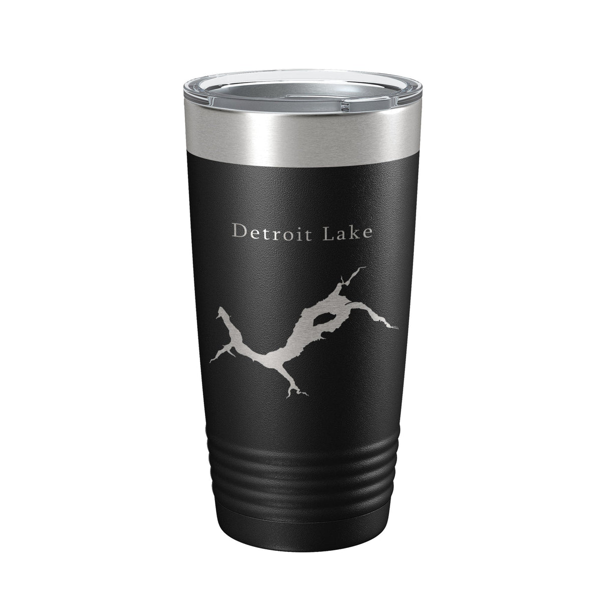 Detroit Lake Map Tumbler Travel Mug Insulated Laser Engraved Coffee Cup Oregon 20 oz-5