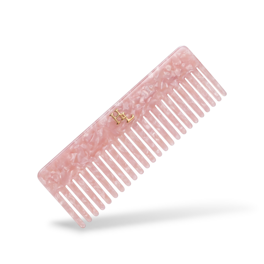 Acetate Detangling Comb - Pink