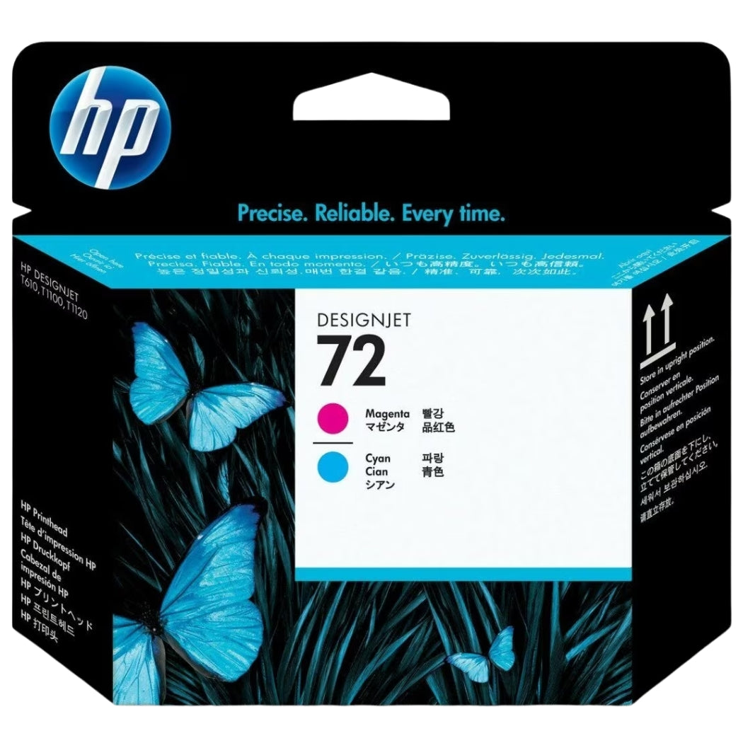 HP 72 (C9383A) Magenta and Cyan DesignJet Printhead-0