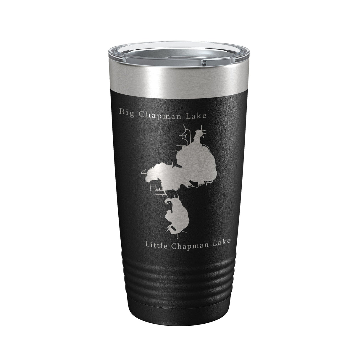 Chapman Lakes Map Tumbler Travel Mug Insulated Laser Engraved Coffee Cup Indiana 20 oz-5