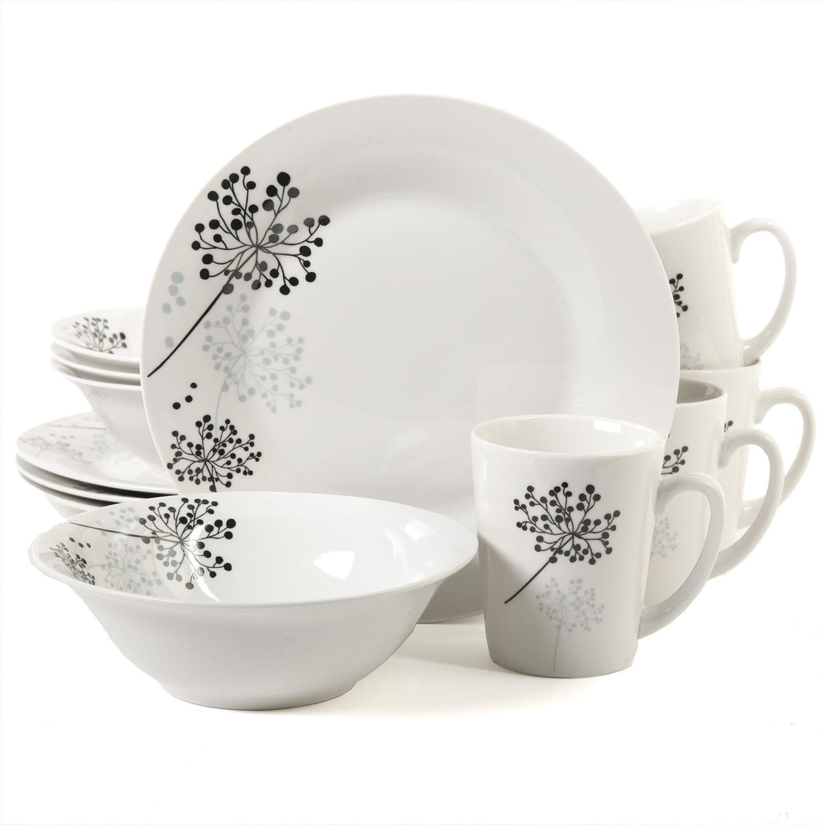 Gibson Netherwood 12-Piece Dinnerware Set — image 1