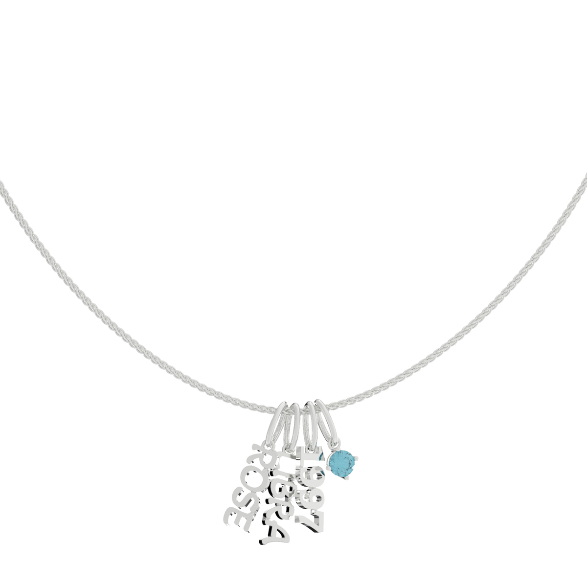 CharmStack Birthstone Name Necklace-0
