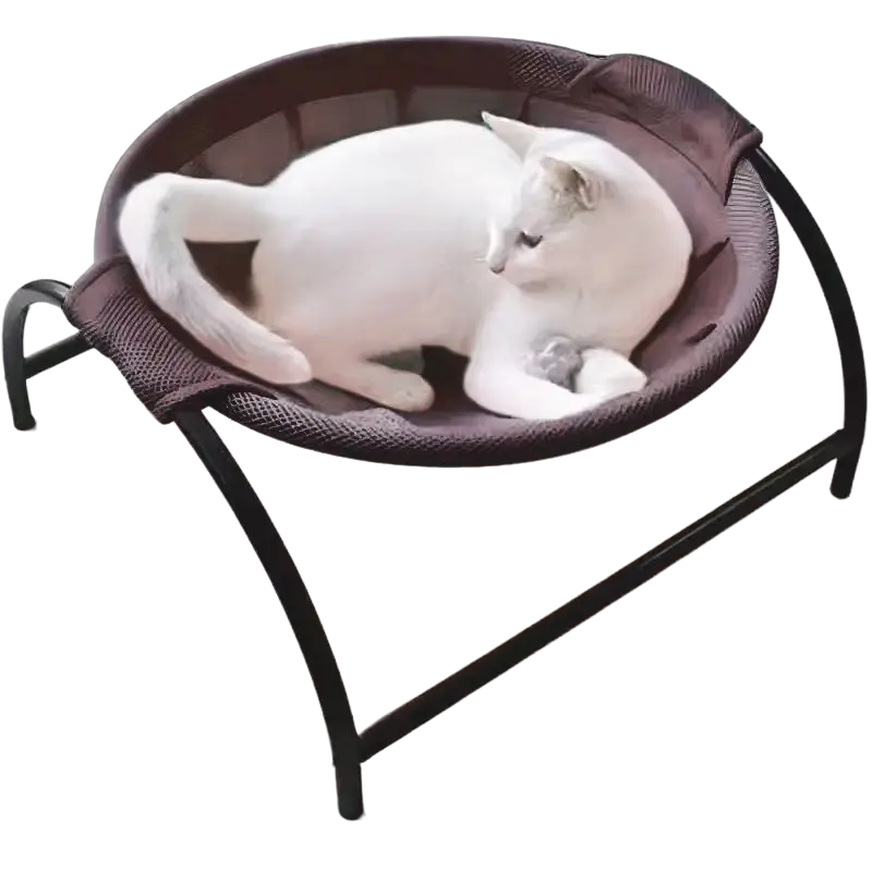 Cat Hammock Bed | Elevated Design, Breathable Mesh, Easy-Clean, Supports 15lb — 10801922376019
