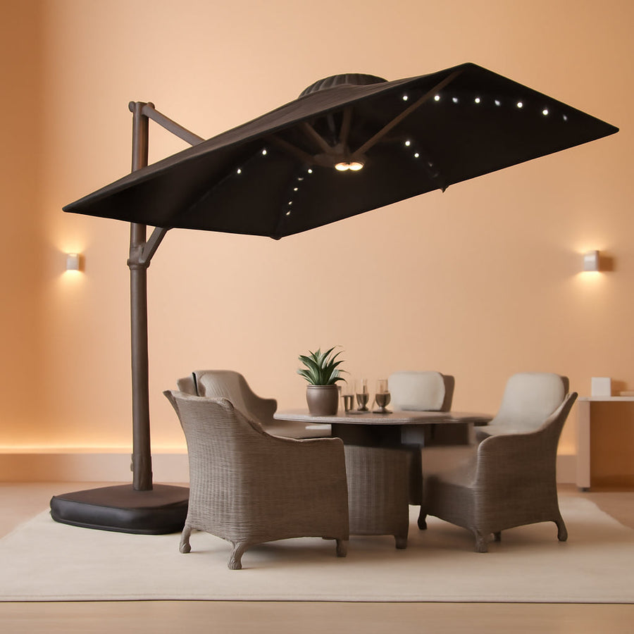 9Ft Adjustable Cantilever Offset Umbrella Cross Base