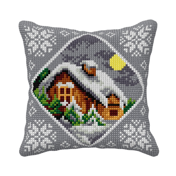 Cushion cross stitch kit Christmas Eve 9541-0