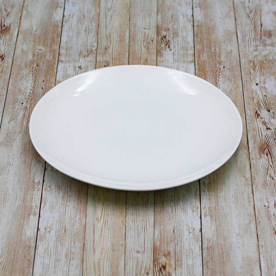 Set Of 6 White Dinner Plate 10" inch | 25.5 Cm