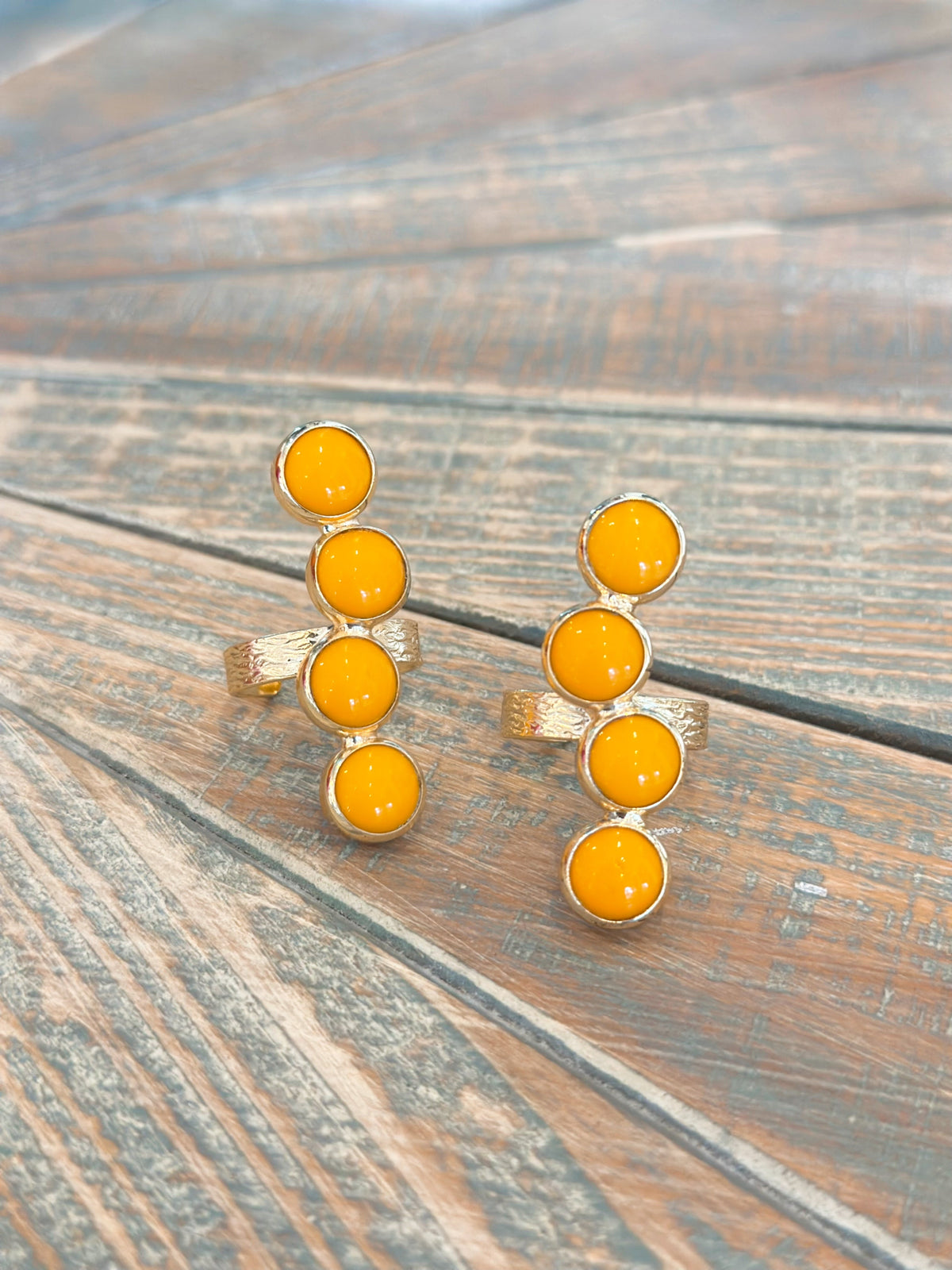 Orange Pebble Ring-0