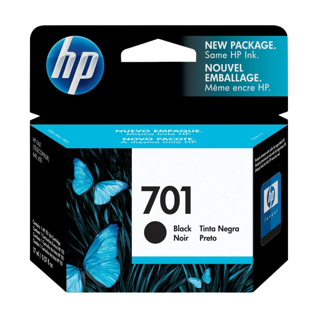 Original HP 701 (CC635A) Black Ink Cartridge-0