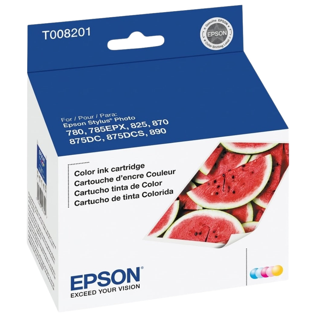 Original Epson T008 Standard Yield Color Ink Cartridge-0
