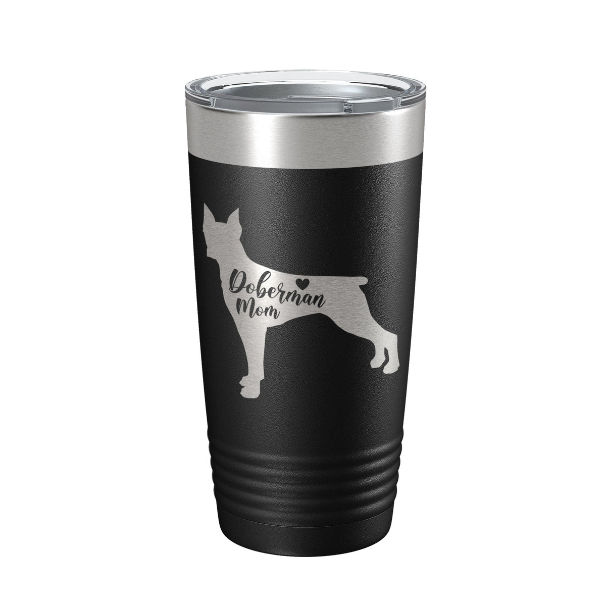 Doberman Mom Tumbler Dog Travel Mug Gift Insulated Laser Engraved Coffee Cup Dobe Dobie 20 oz-5