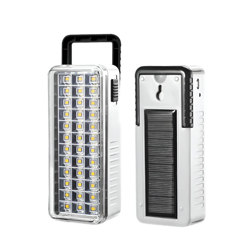 Solar Rechargeable LED Lantern with USB Charging-0