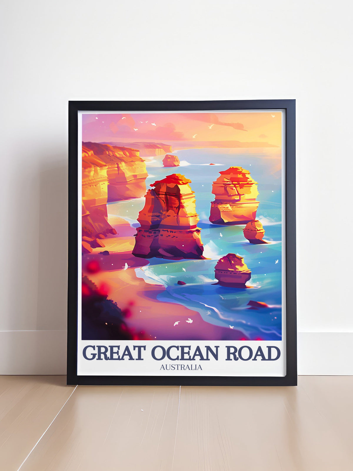 Great Ocean Road Art Print - Twelve Apostles Travel Print - Southern Ocean Canvas Art - Southern Ocean Travel Poster-0