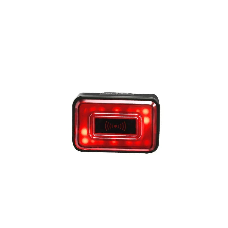 Smart Radar Bicycle Tail Light Brake Sensing Black