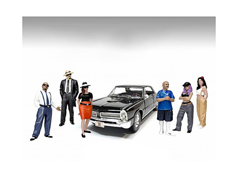 "Hanging Out 3" 6-Piece Figure Set for 1/18 Scale Models