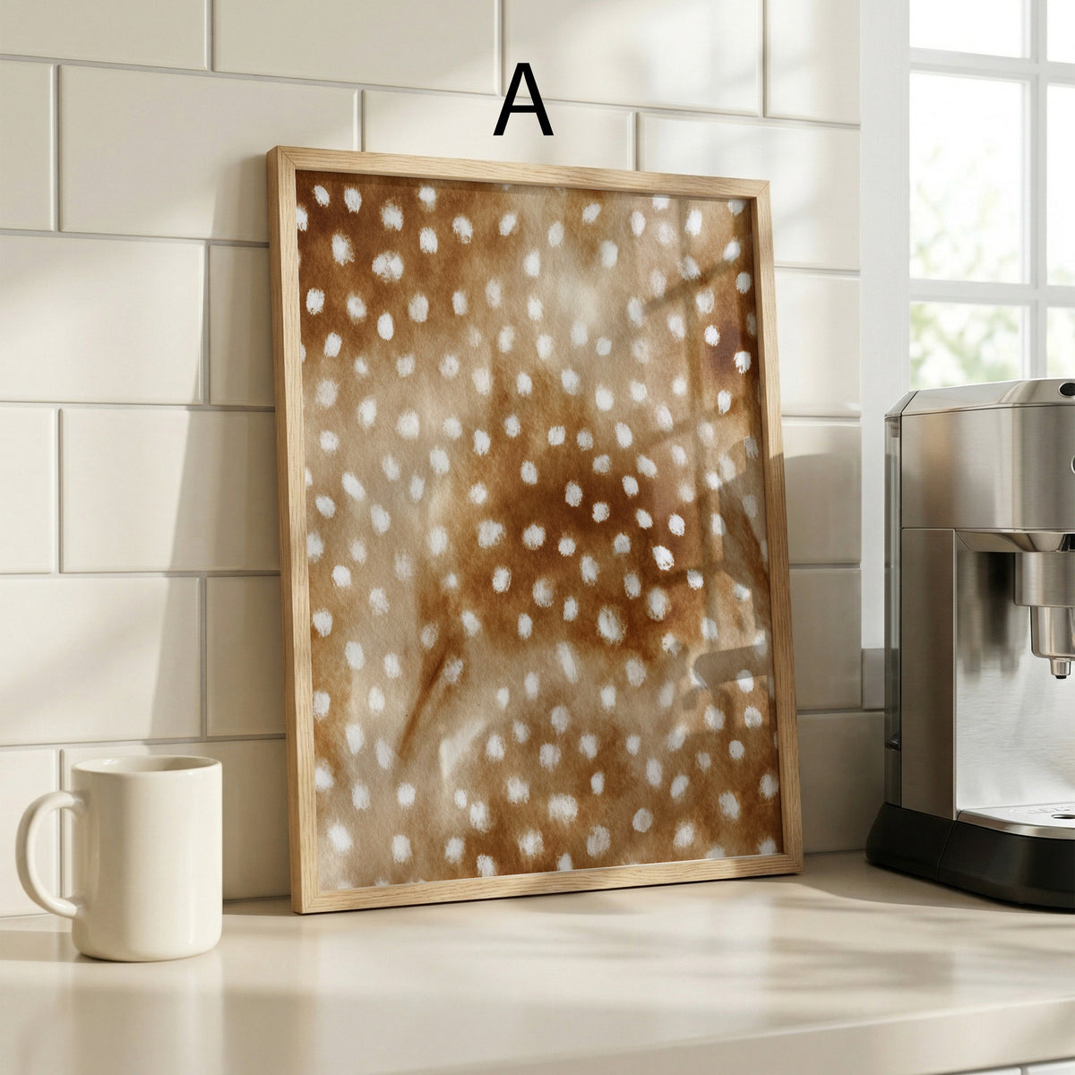 Tiermuster Poster · Geschenkidee · Tierfell Muster Wildtiere Leopard und Tiger Texturen · Dekoprint ohne Rahmen-2