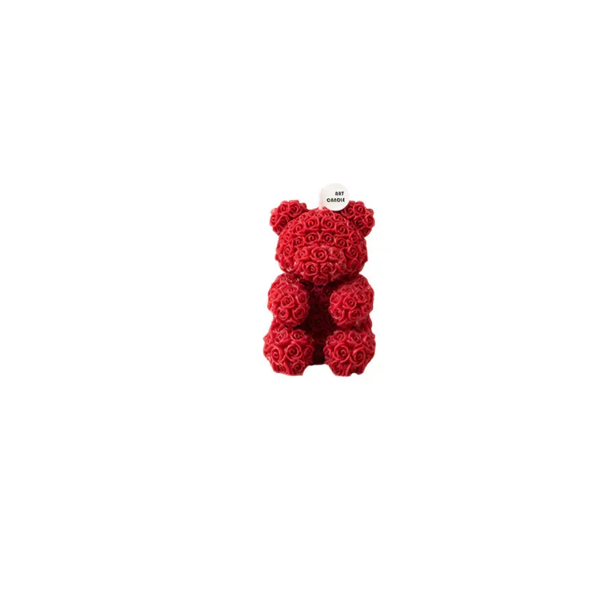 Rose Bear Aromatherapy Candle