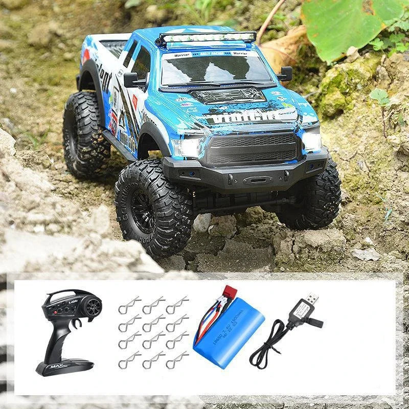 All-Terrain 1/10 Scale 4WD RC Climbing Car for Adventurous Fun
