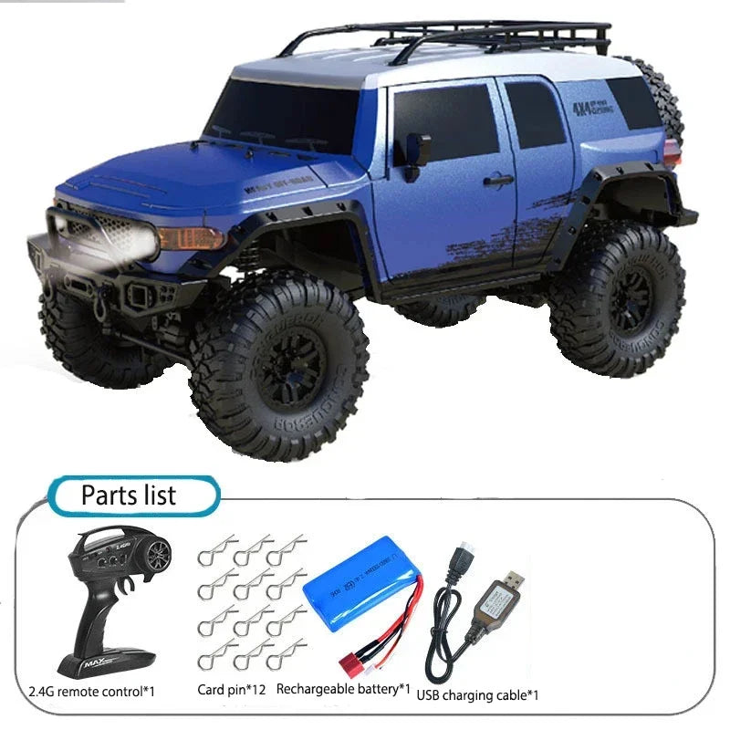 All-Terrain 1/10 Scale 4WD RC Climbing Car for Adventurous Fun-5