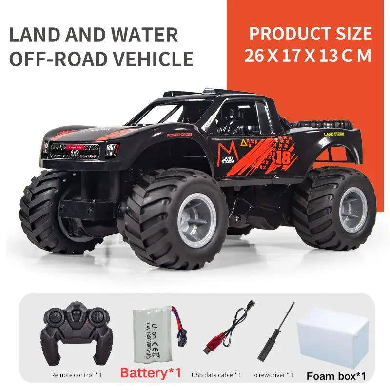 Amphibious JJRC Q156 4WD Stunt RC Car - Waterproof Adventure Toy-5