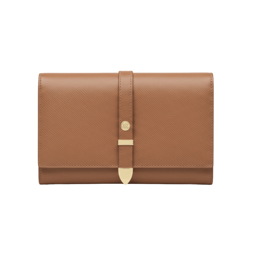 Aspen Brown Plant-Based Leather Travel Wallet (Pre-Order For delivery 28th Nov 2026)