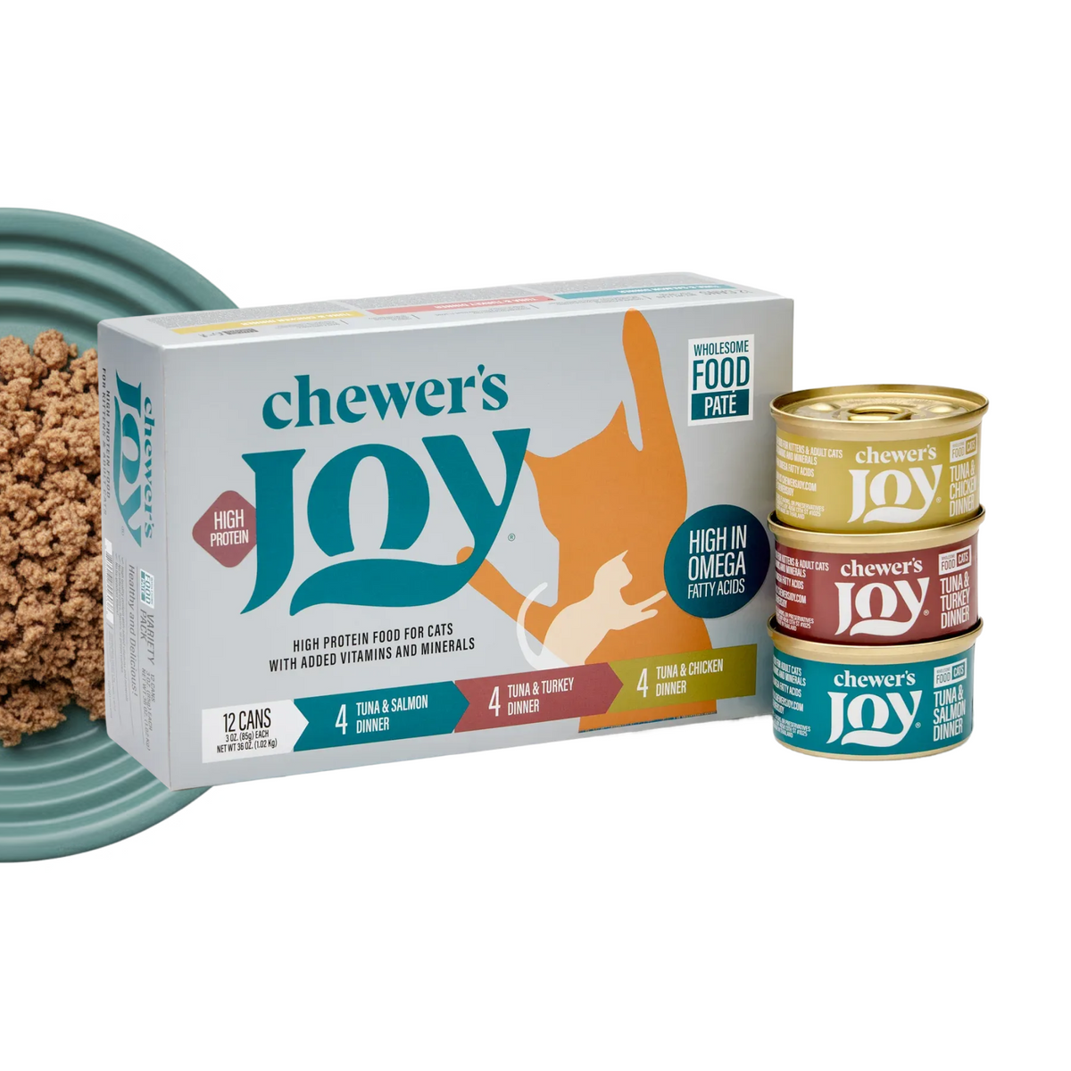 Variety Pack Dinner for Cats – 3 Flavors-0