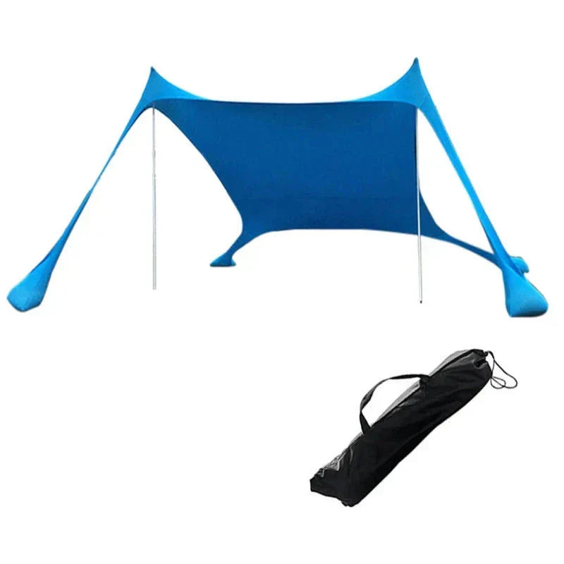 Ultralight Beach Awning Sunshade Tent For Outdoor (Blue) — 10812142551379
