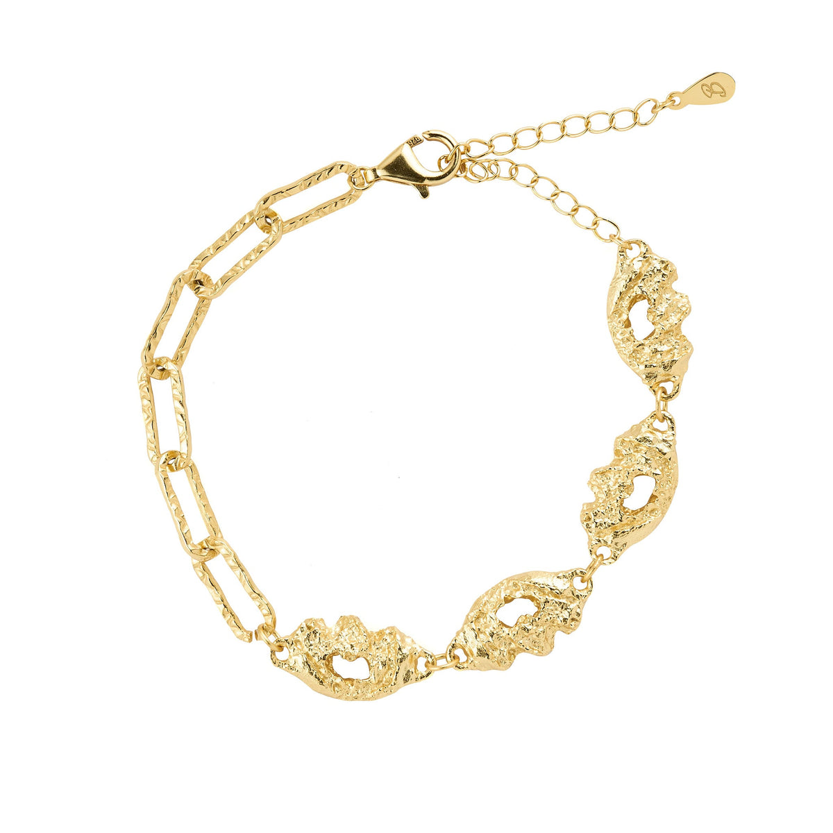 Molten Chain Link Bracelet-0