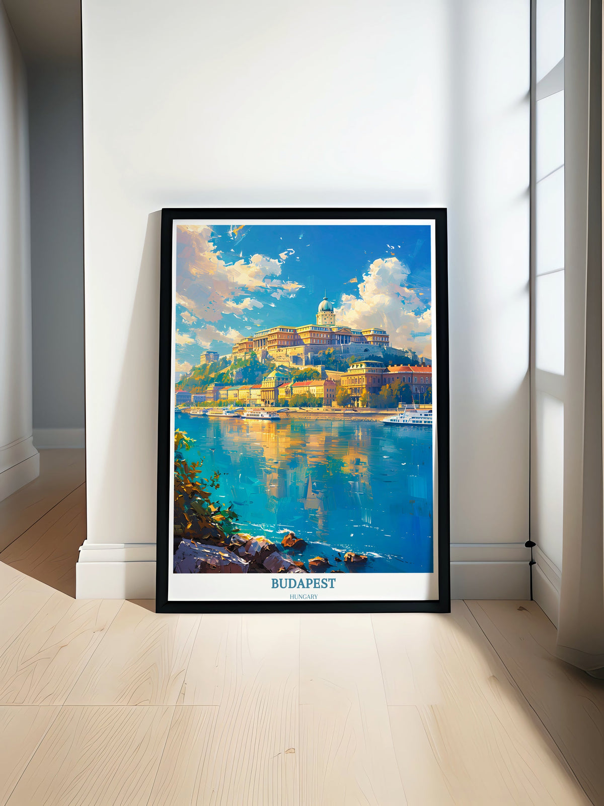 Budapest Travel Print Wall Art Buda-0