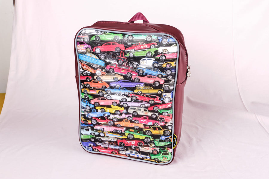 Backpack - Vintage toy cars