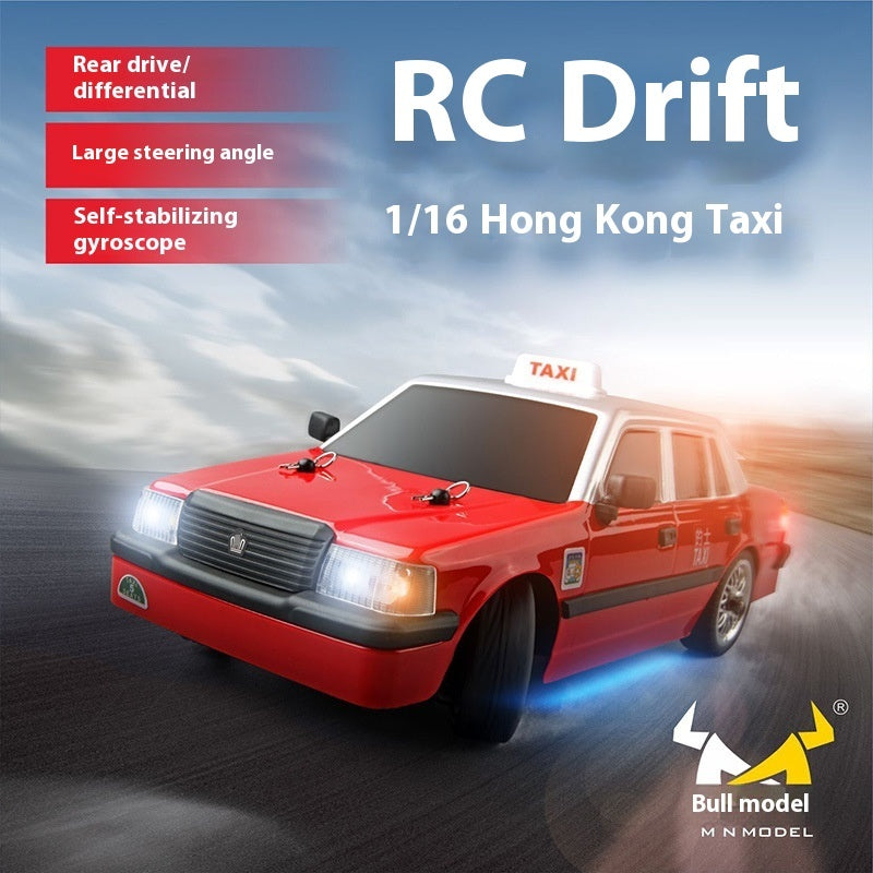 Classic Hong Kong Style RC Drift Taxi Remote Control Car