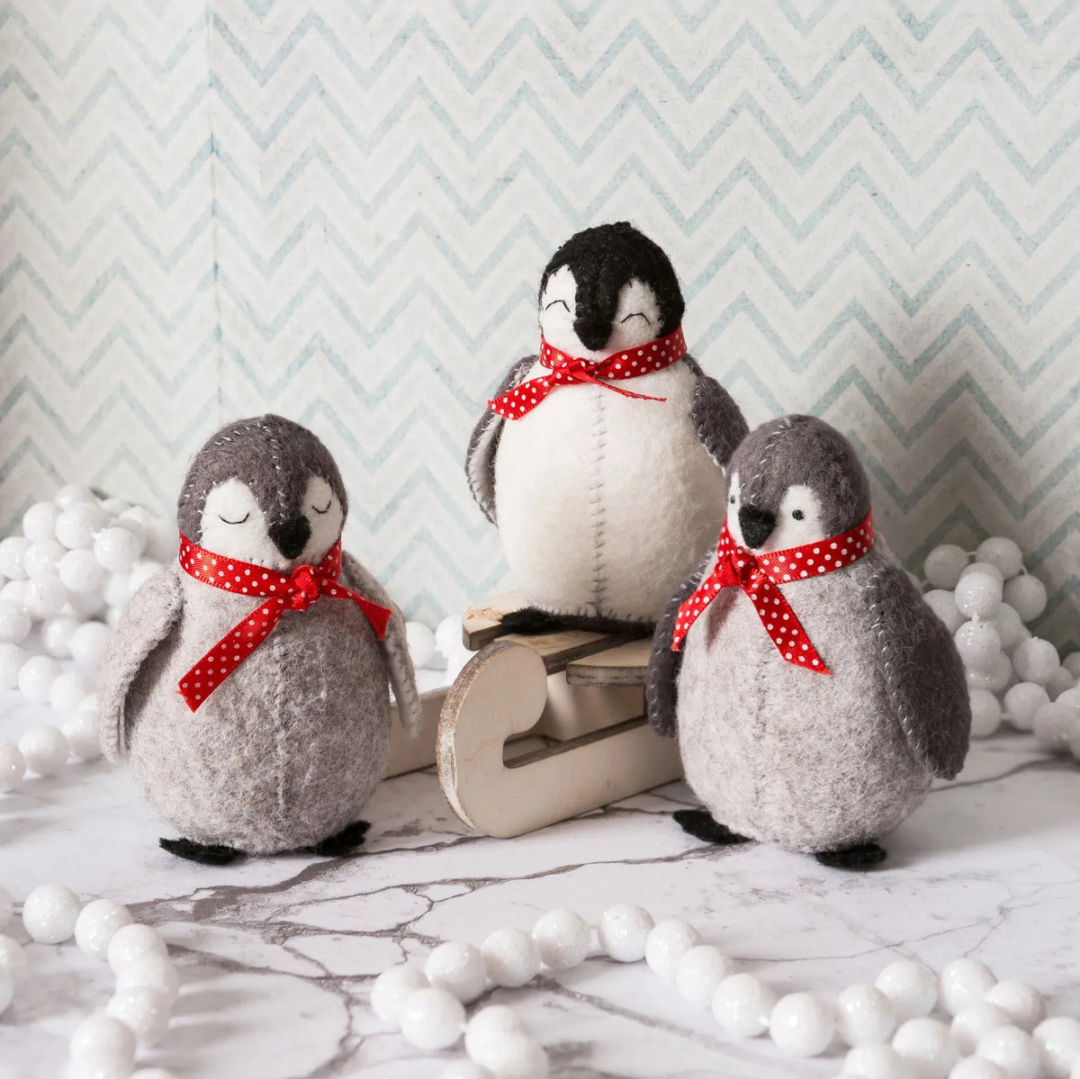 Baby Penguins from Felt Craft Kit BBPEN3F-0