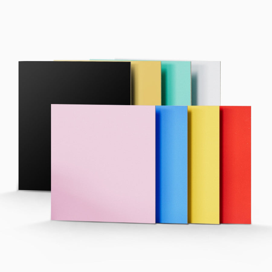 USA Exclusive Creatorally Multi-Color Plywood Sheets – 8pcs 30*30cm 3mm, DIY & Laser-Safe