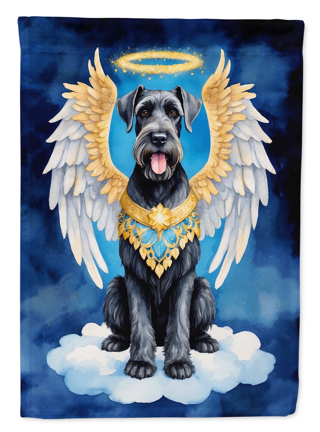 Giant Schnauzer My Angel Garden Flag-0